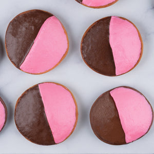 Mother's Day Halfmoon Cookies