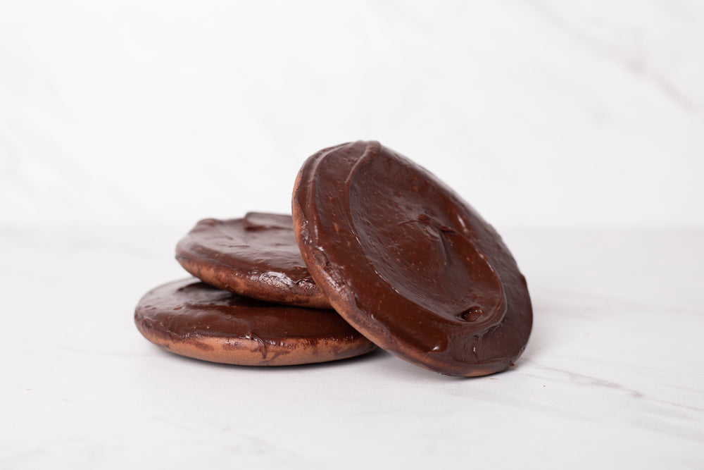 
            
                Load image into Gallery viewer, Chocolate On Chocolate Halfmoons
            
        
