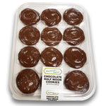 Chocolate on Chocolate Halfmoon Cookies