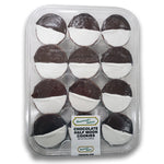 12 Chocolate Halfmoon Cookies