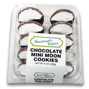 10 MINI CHOCOLATE COOKIE HALFMOON COOKIES - WHOLESALE CASE PACKS